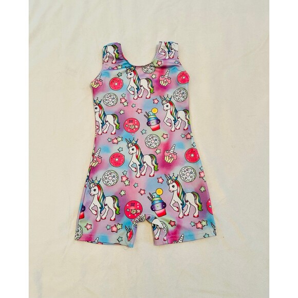 Gymnastics Leotard Size 4 Sparkly Ballet Unitard - Picture 1 of 4
